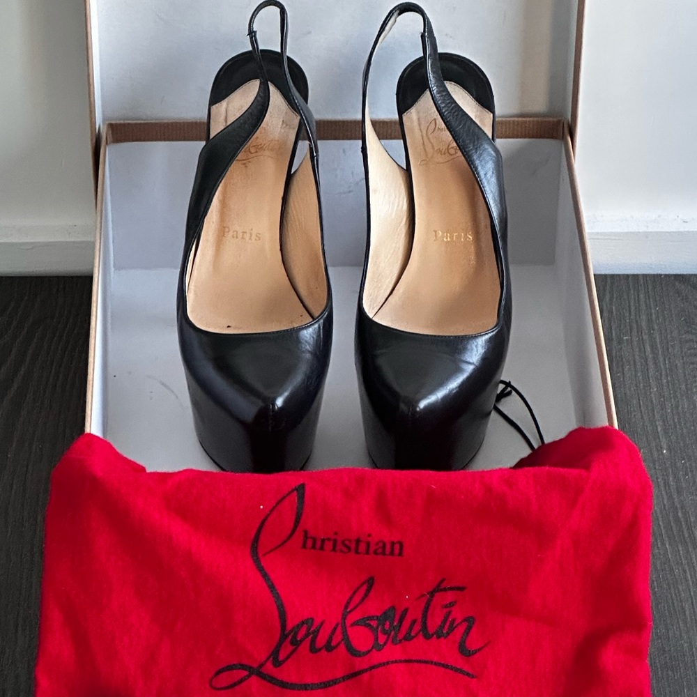 Christian Louboutin Daffodil heel.